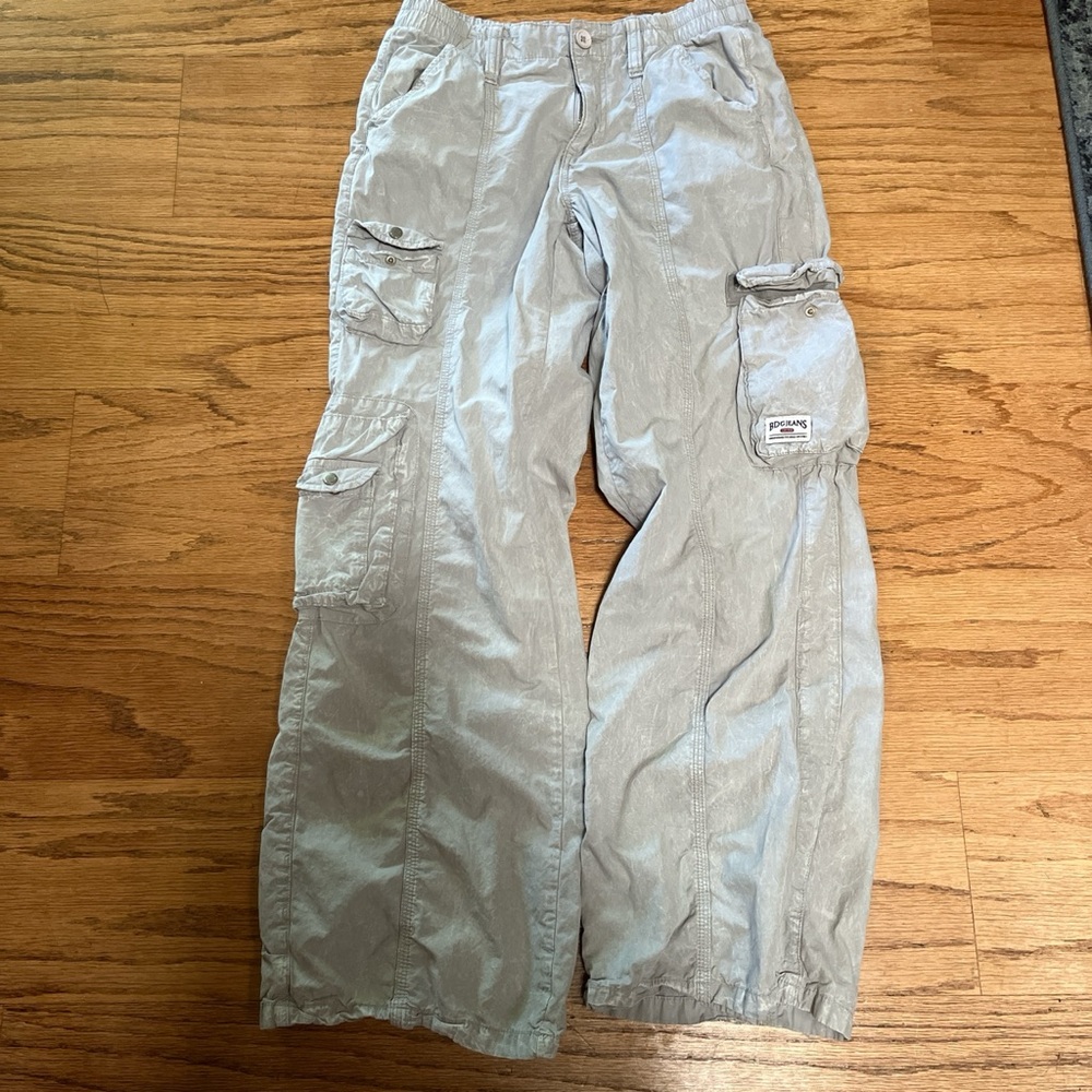 grey BDG urban outfitters “y2k cargo pants”